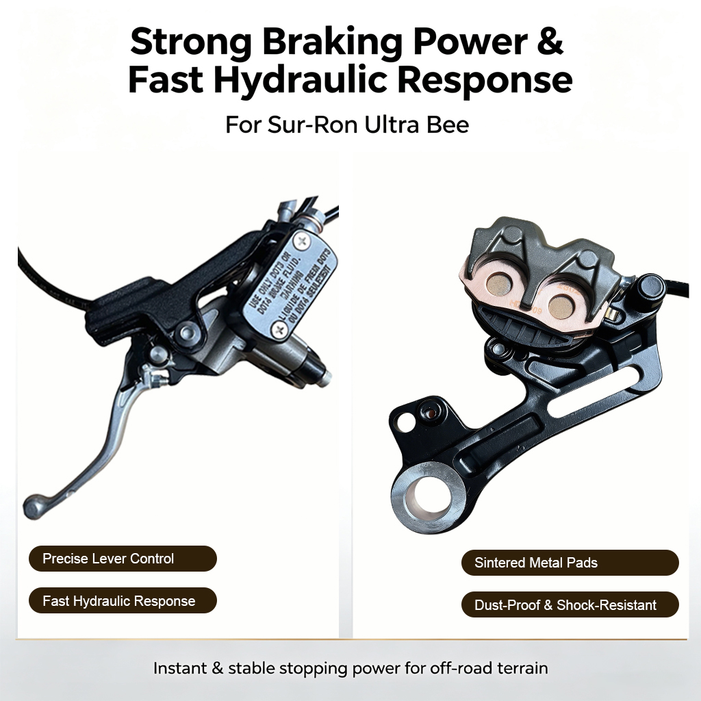 SurRon Ultra Bee Front & Rear  - Front Rear Brake Caliper Bracket Kit ulasan dan harga